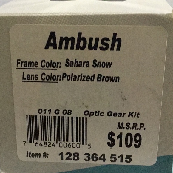 NATIVE AMBUSH SUNGLASSES POLARIZED. - Picture 7 of 7